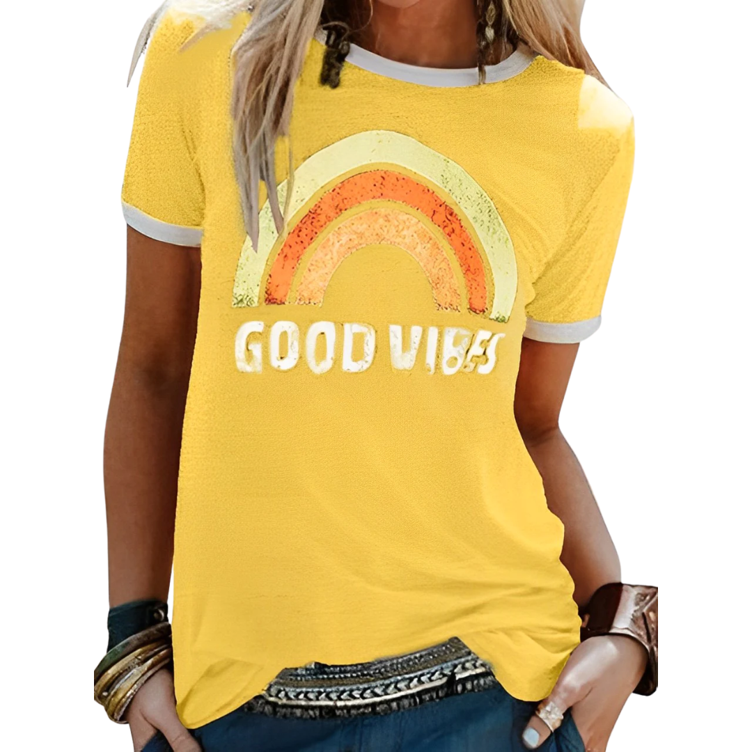 Nina | Good Vibes T-Shirt - Motheero