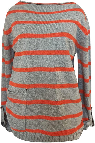 Bianca | Classic Striped Knit Sweater - Motheero