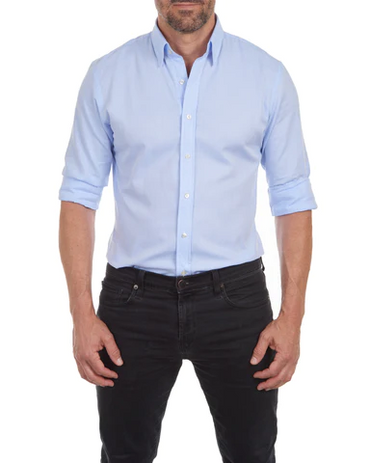 Evan | Fitted Button-Up Long Sleeve Shirt