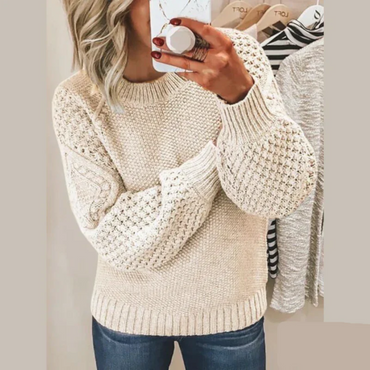 Daisy | Elegant Long‑Sleeve Knit Sweater