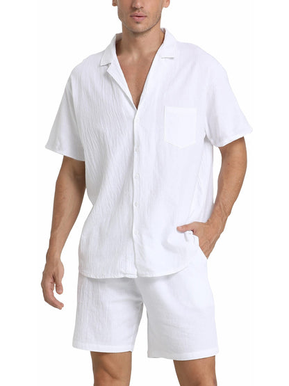 Brennan | Lightweight Shirt and Shorts Outfit Set
