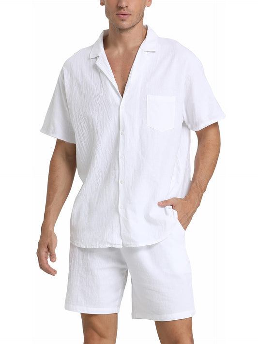 Brennan | Lightweight Shirt and Shorts Outfit Set