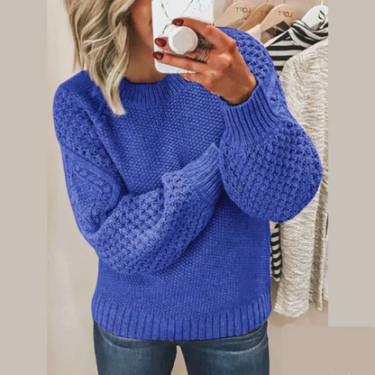 Daisy | Elegant Long‑Sleeve Knit Sweater