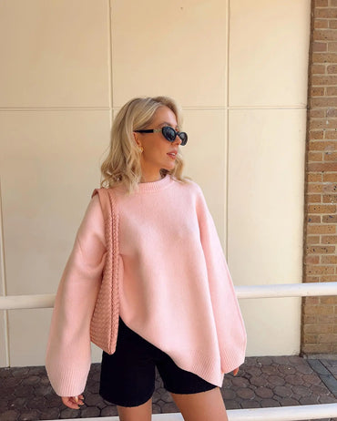 Celeste | Oversized Pullover Sweater - Motheero