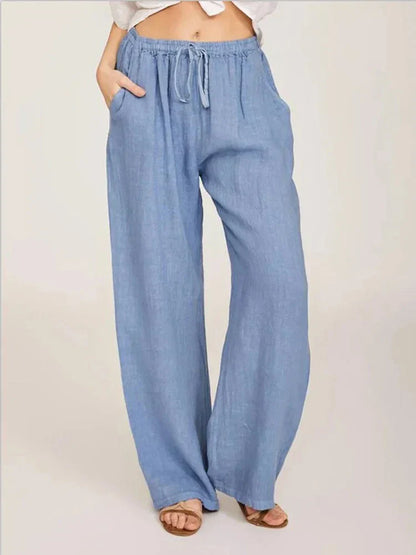 Celeste | Loose Drawstring Waist Pants