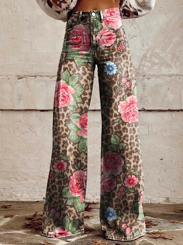 Isidora | Relaxed Printed Long Pants