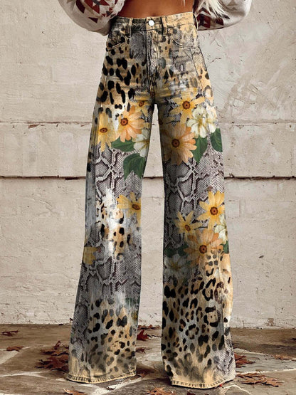 Isidora | Relaxed Printed Long Pants