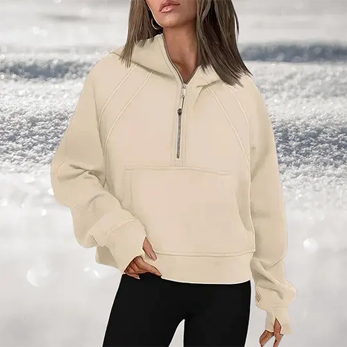 Mila | Women Lightweight Half‑Zip Pullover