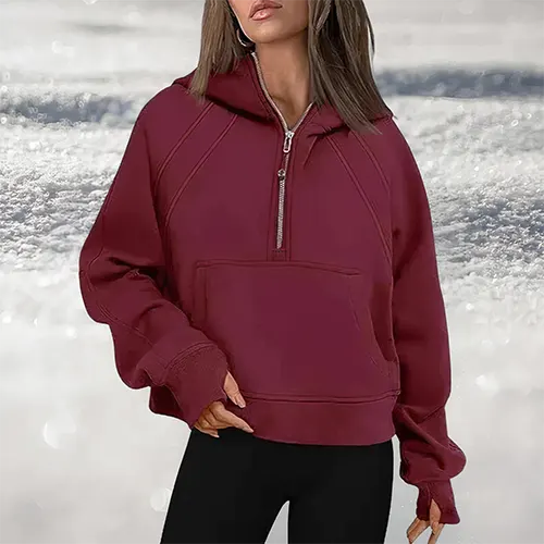 Mila | Women Lightweight Half‑Zip Pullover