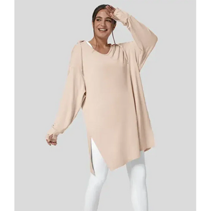 Nina | Women Oversized Sweater with Side Slits