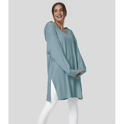 Nina | Women Oversized Sweater with Side Slits