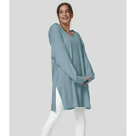 Nina | Women Oversized Sweater with Side Slits
