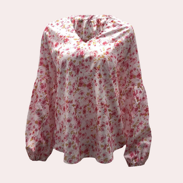 Remi | Floral Long Sleeve Blouse - Motheero