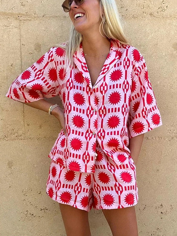 Famela | Casual Summer Outfit Set - Motheero