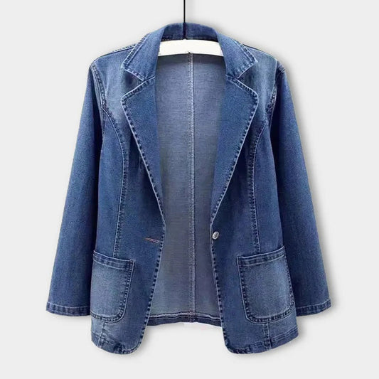 Blakely | Elegant Denim Blazer for Women - Motheero