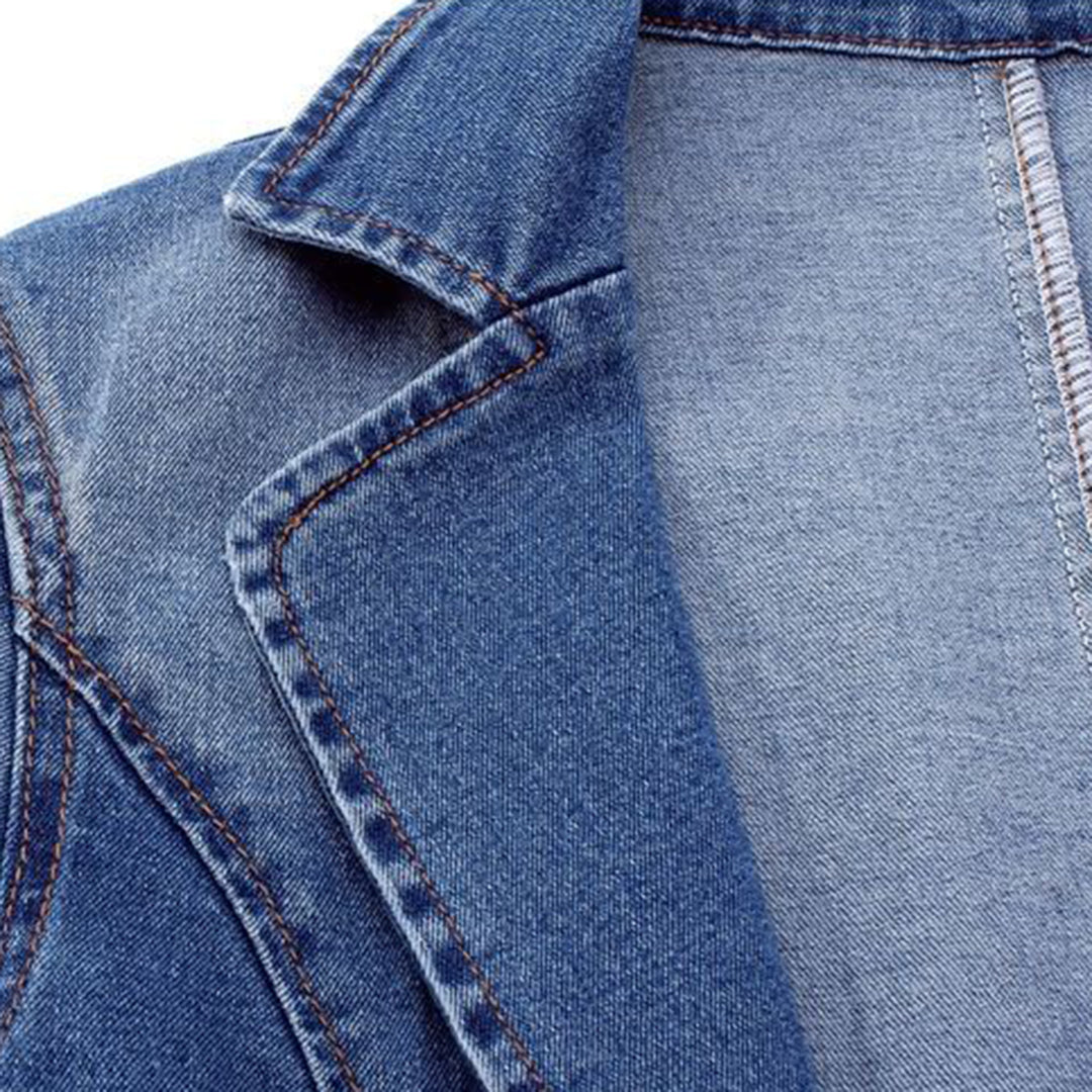 Blakely | Elegant Denim Blazer for Women - Motheero