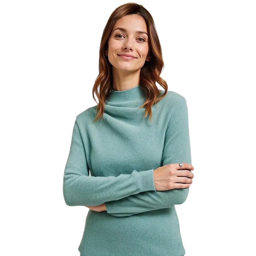 Coraline | Cozy Wool Mock Neck Sweater for Everyday Comfort