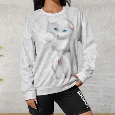 Mira | Women Cozy Animal Print Sweatshirt