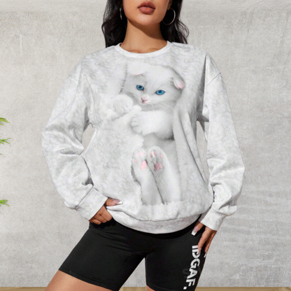 Mira | Women Cozy Animal Print Sweatshirt