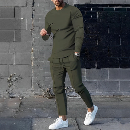 Luca | Elegant Sweatshirt & Jogger Pants Outfit Set