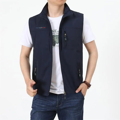 Griffin | High Collar Cargo Vest