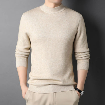 Harlan | Premium Slim-Fit Mock Neck Sweater