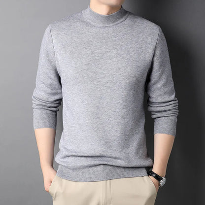 Harlan | Premium Slim-Fit Mock Neck Sweater