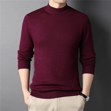Harlan | Premium Slim-Fit Mock Neck Sweater