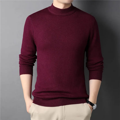 Harlan | Premium Slim-Fit Mock Neck Sweater