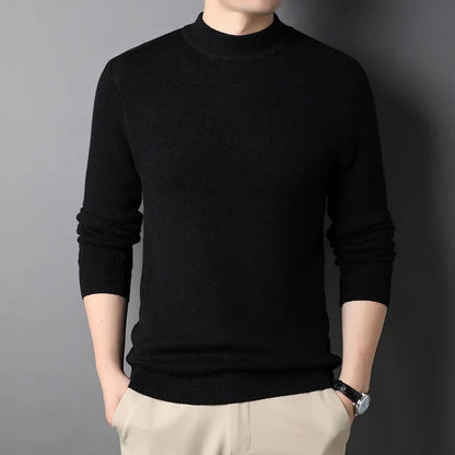Harlan | Premium Slim-Fit Mock Neck Sweater
