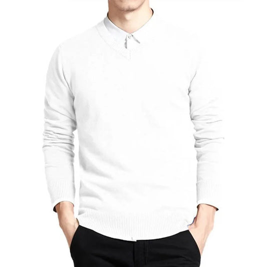 Lorenzo | Cotton V-Neck Sweater