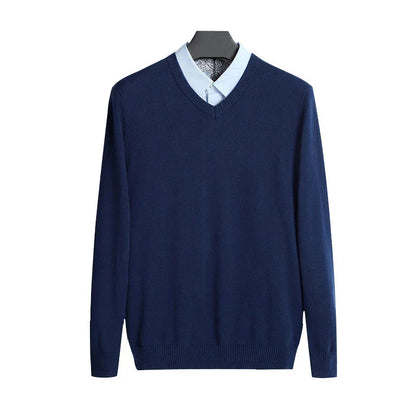 Lorenzo | Cotton V-Neck Sweater
