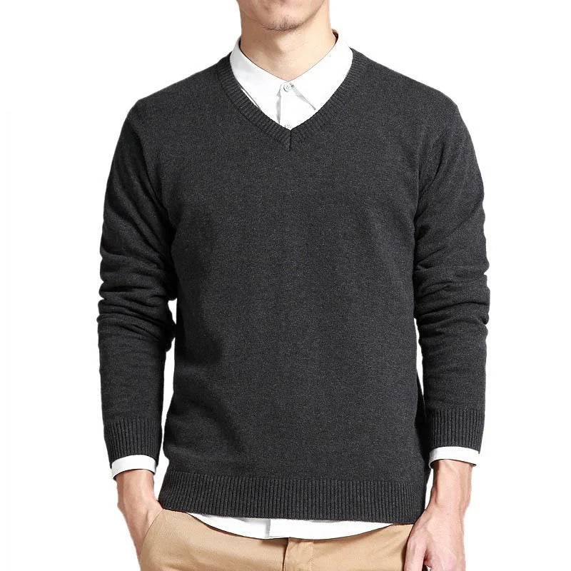 Lorenzo | Cotton V-Neck Sweater
