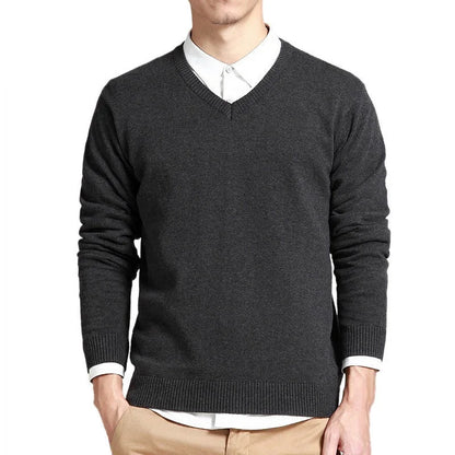 Lorenzo | Cotton V-Neck Sweater