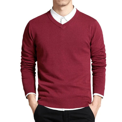 Lorenzo | Cotton V-Neck Sweater