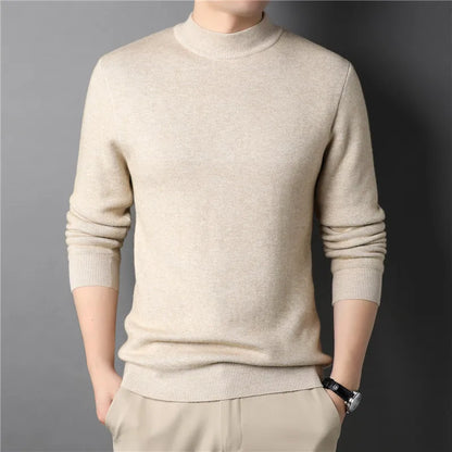 Harlan | Premium Slim-Fit Mock Neck Sweater