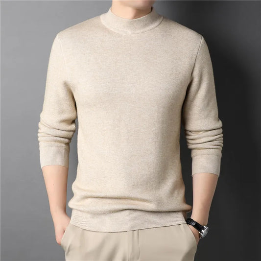 Harlan | Premium Slim-Fit Mock Neck Sweater