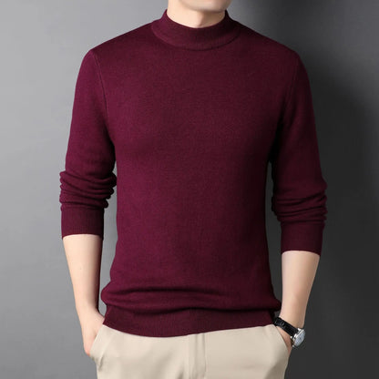 Harlan | Premium Slim-Fit Mock Neck Sweater