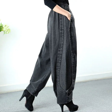 Amara | Loose Denim Baggy Pants