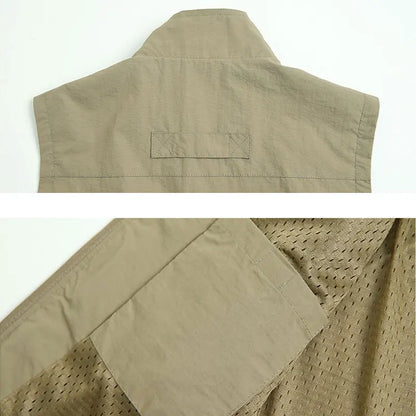 Griffin | High Collar Cargo Vest