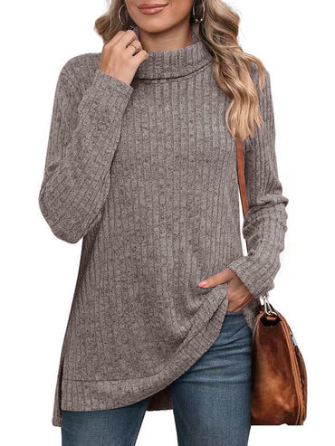 Mira | Women Relaxed Fit Cozy Turtleneck Sweater