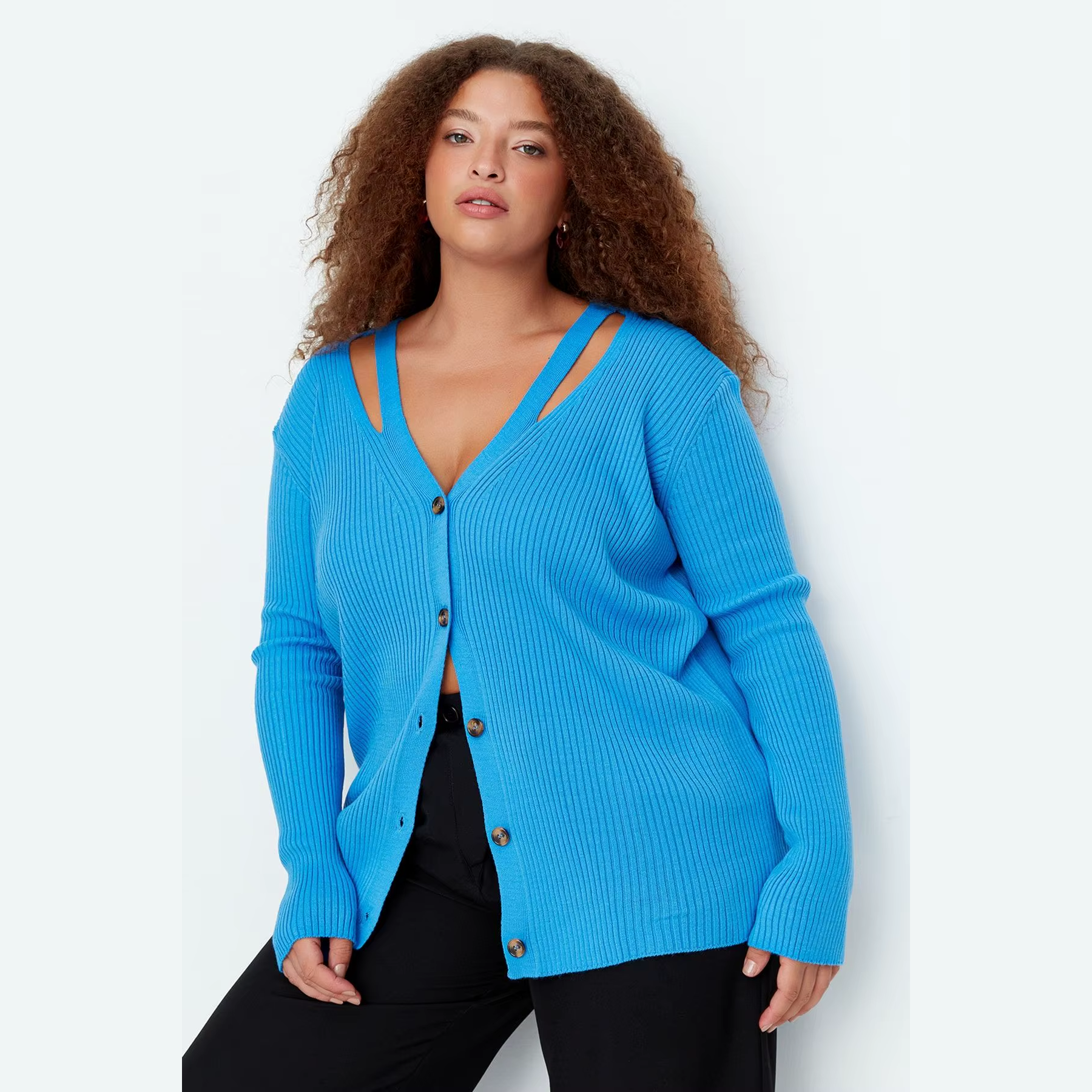 Ivy | Casual Plus Size Cardigan - Motheero