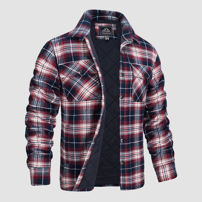 Wyatt | Plaid-Check Flannel Shirt