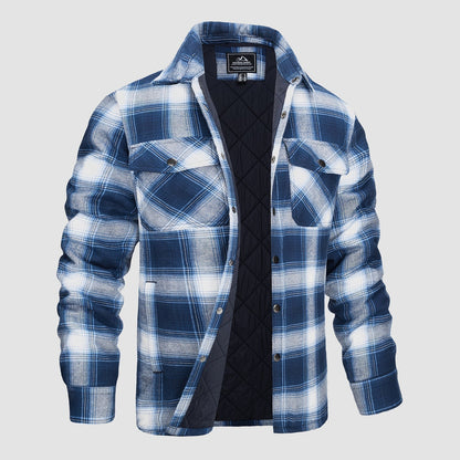 Wyatt | Plaid-Check Flannel Shirt