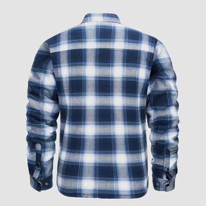 Wyatt | Plaid-Check Flannel Shirt