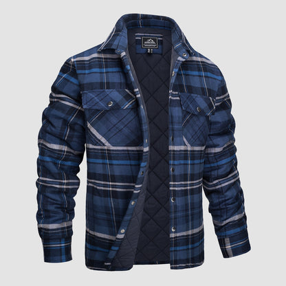Wyatt | Plaid-Check Flannel Shirt