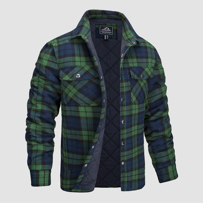 Wyatt | Plaid-Check Flannel Shirt