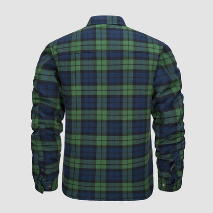 Wyatt | Plaid-Check Flannel Shirt