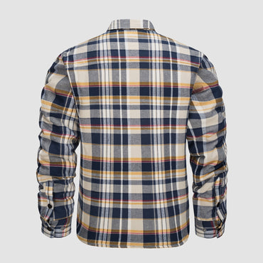Wyatt | Plaid-Check Flannel Shirt
