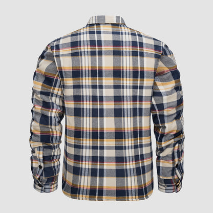 Wyatt | Plaid-Check Flannel Shirt